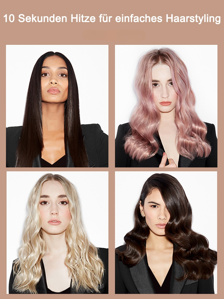 [Schnelle Haarglättung]Negativ-Ionen-Glättgerät