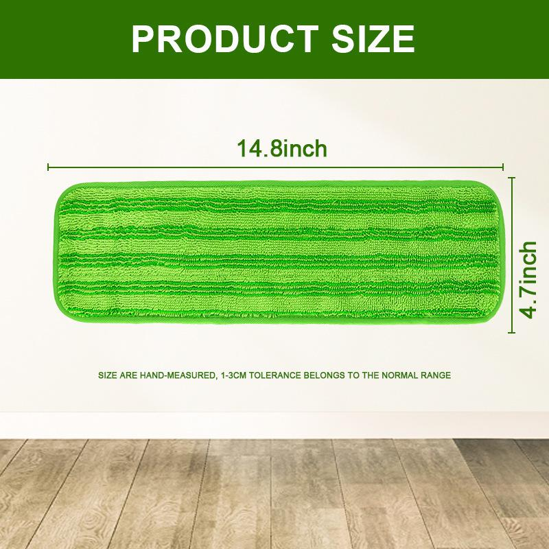Compatible with Swiffer PowerMop Wet/Dry Microfiber Flat Mop Replacement Parts