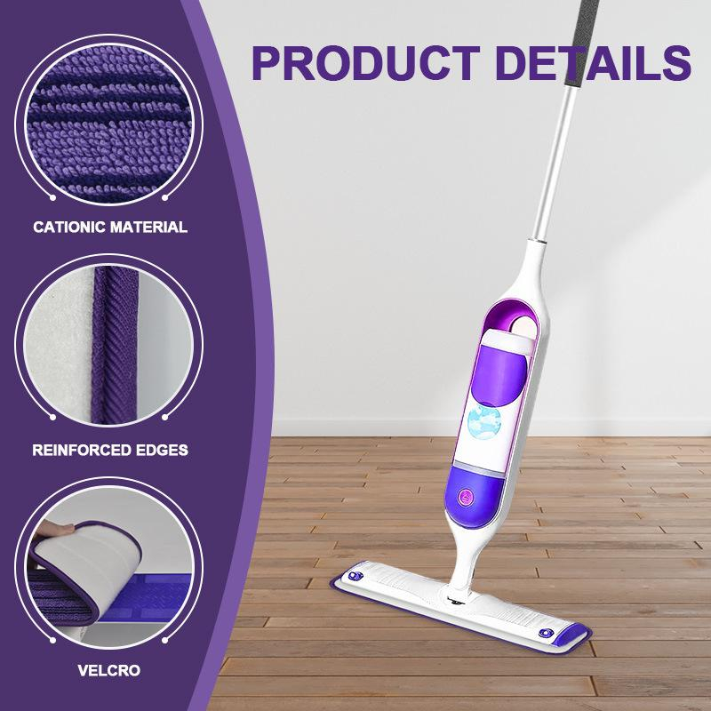 Compatible with Swiffer PowerMop Wet/Dry Microfiber Flat Mop Replacement Parts