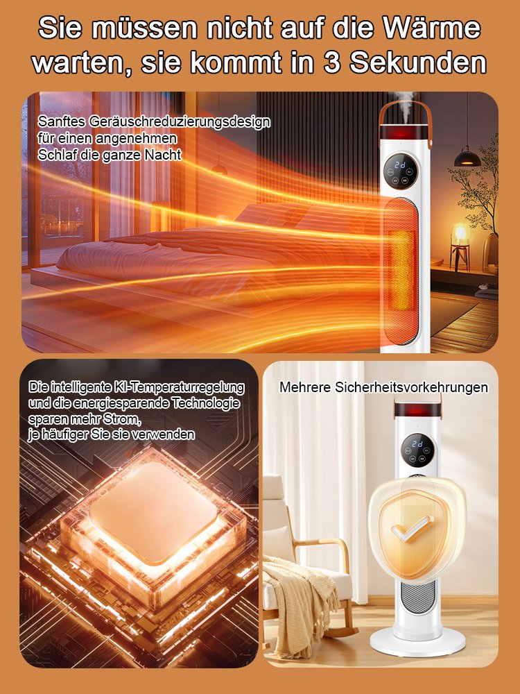 Energiesparende Elektroheizung für den Haushalt