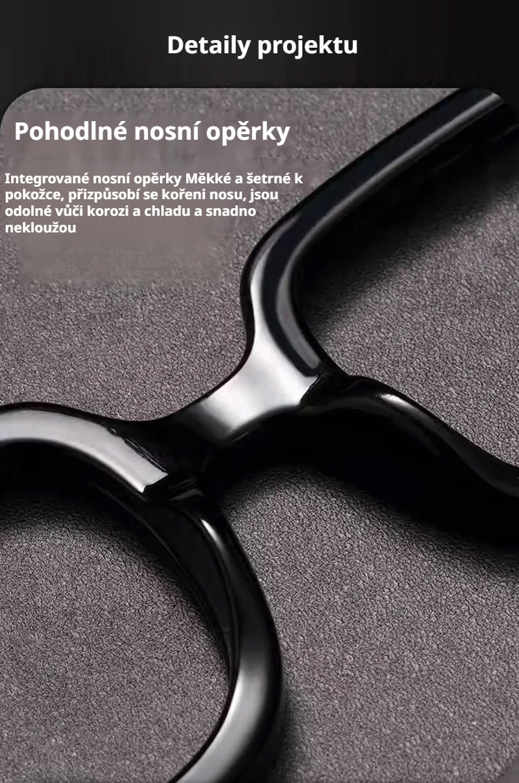 Ručně vyrobené čtenářské brýle zblízka