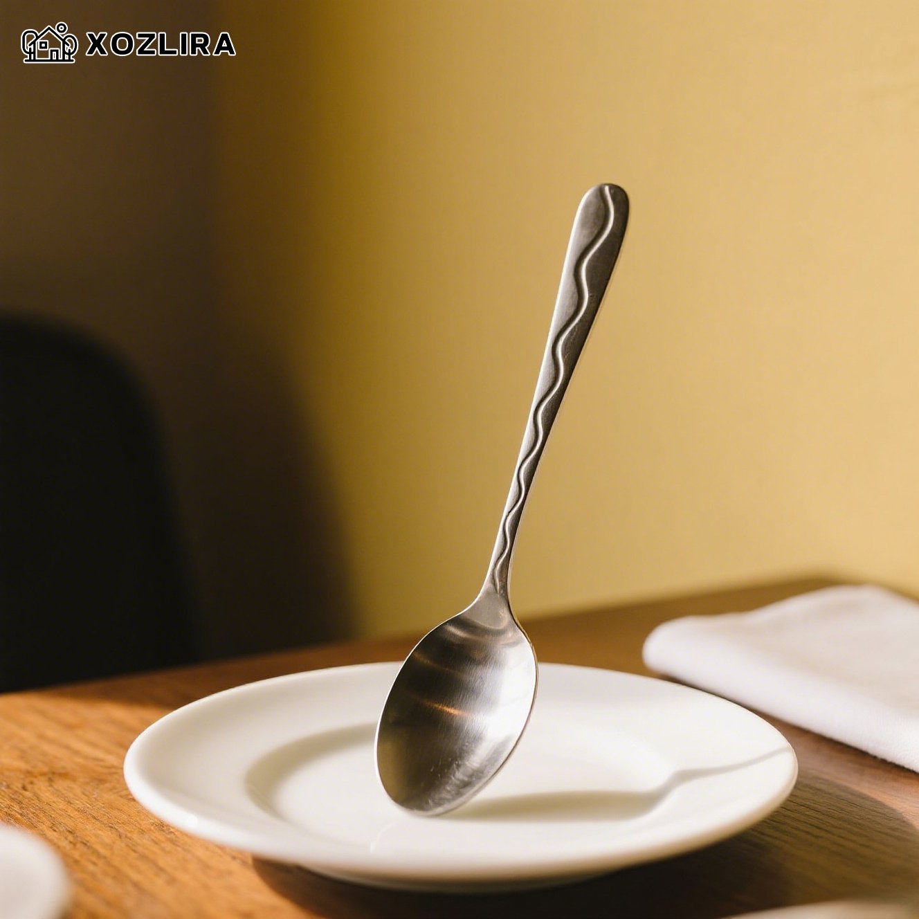 두꺼운 스테인리스 스틸 수프 스푼