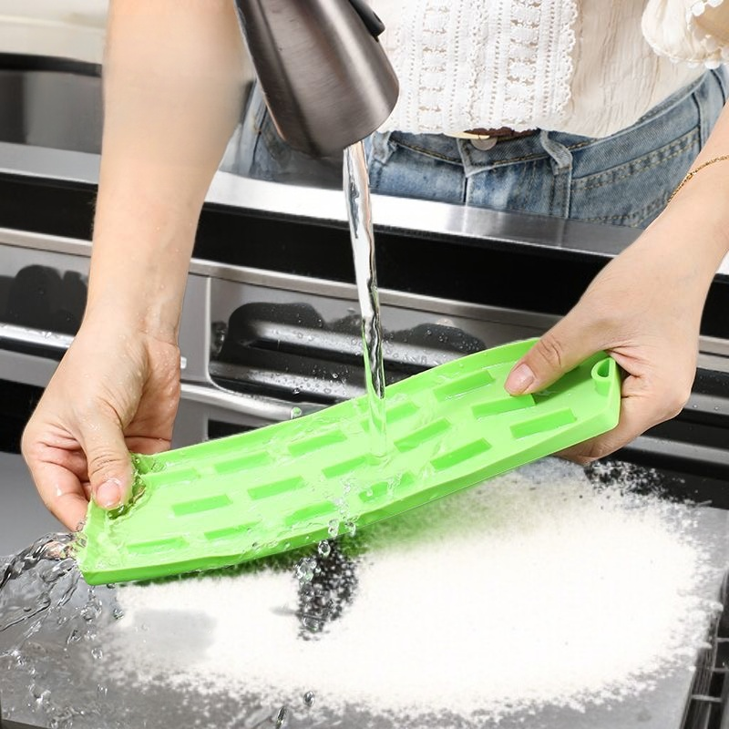 多功能硅胶窄缝锅盖收纳垫