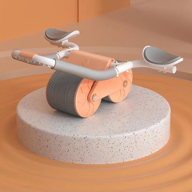 Trénink břišních svalů s dvojitým odrazem a ložiskem břišního kola