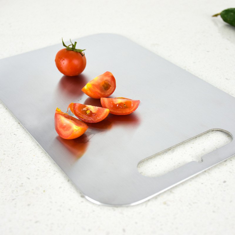 Nerezová ocel zahuštěná zelenina deska domácí ovoce a zelenina