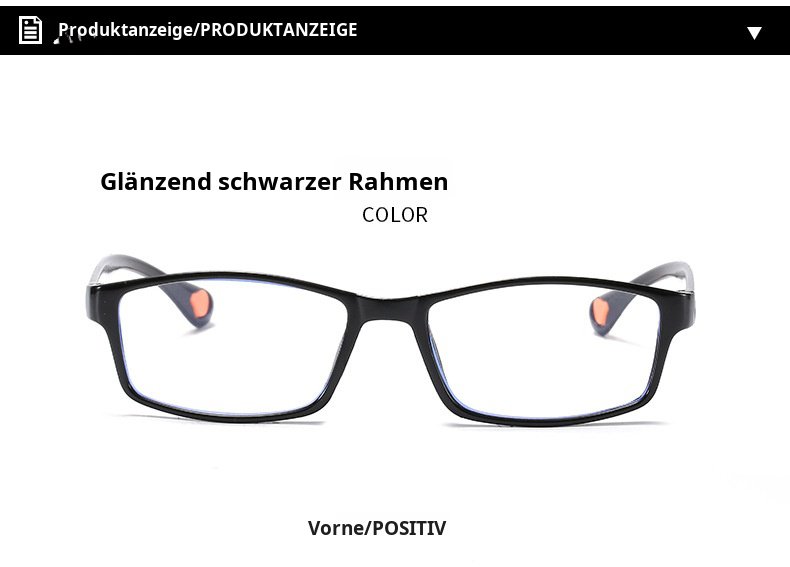 Moderne Unisex Lesebrille gegen Blaulicht