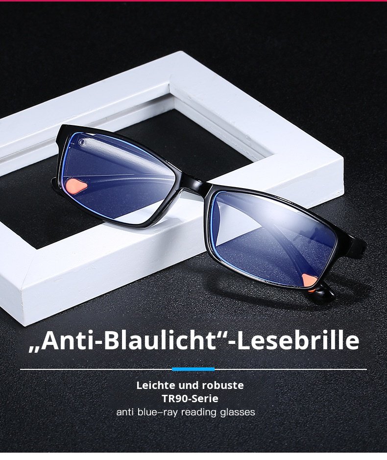 Leichte und komfortable Anti-Blaulicht Brille