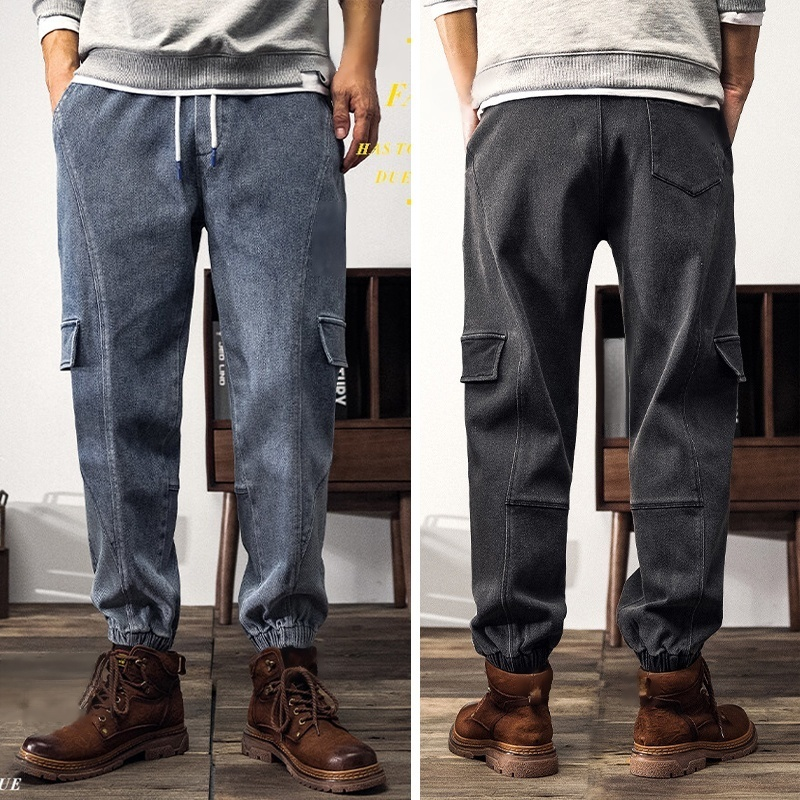 빈티지 빅사이즈 조거 데님