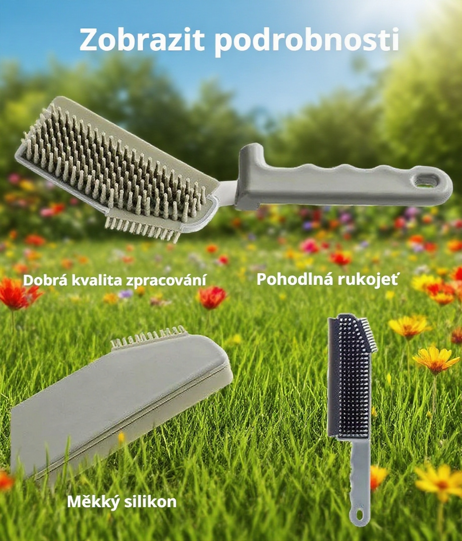 Detail multifunkčního čisticího kartáče