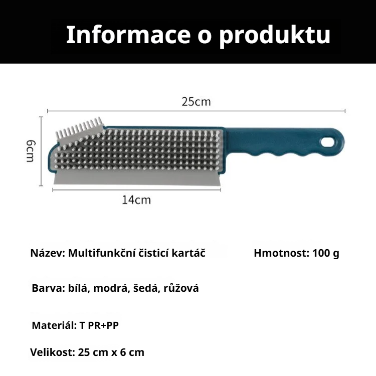 Multifunkční čisticí kartáč