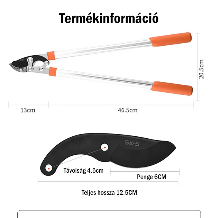 SK5 Obstbaum-Gartenschere für dicke Äste