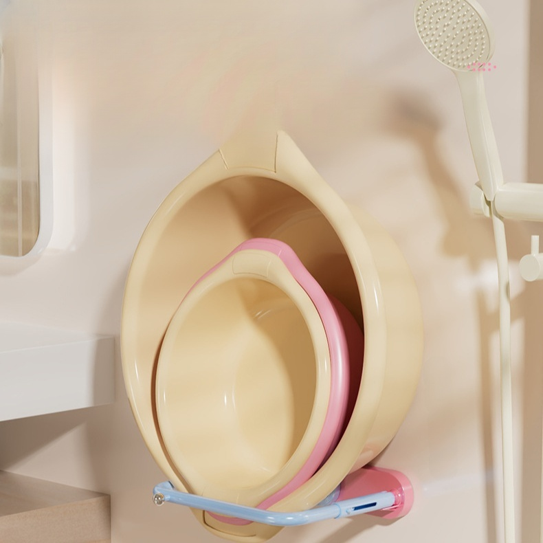 折疊式吸盤鍋蓋臉盆架