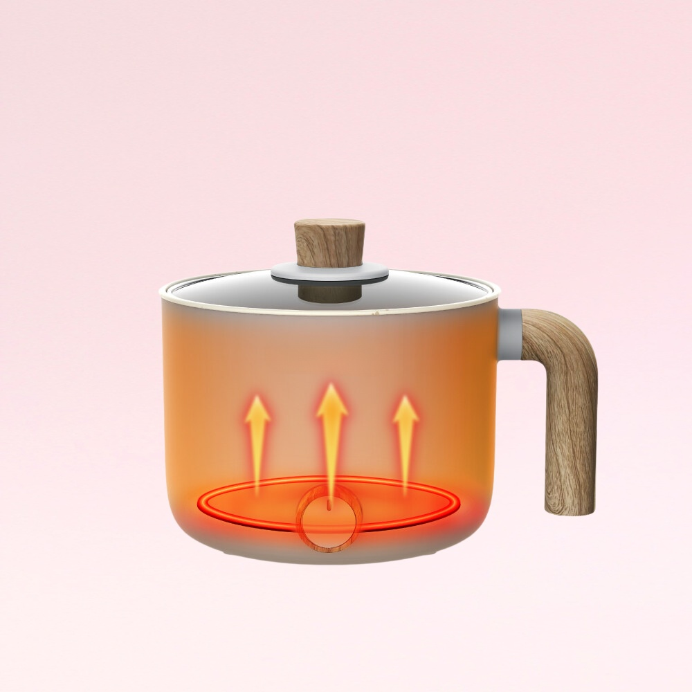 Small electric cooker with multiple functions, mini student dormitory small cooker