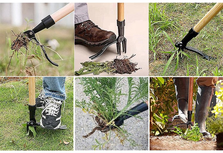 인체공학적 손잡이 디자인의 제초 도구