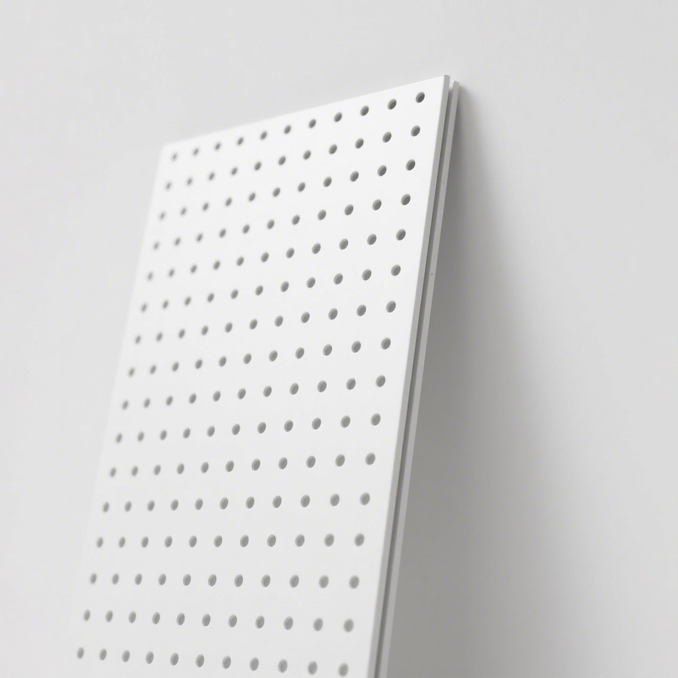 Bílá děrovaná deska z nerezové oceli, sada 5 kusů