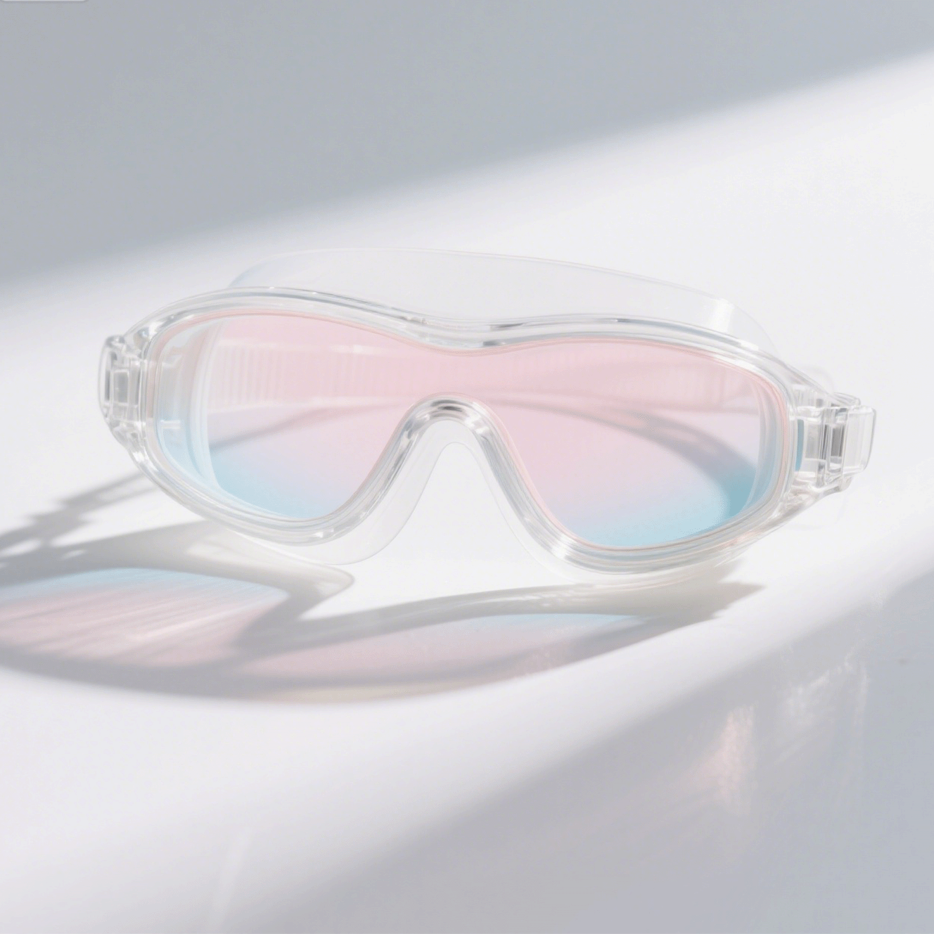 Goggles de silicona suave con lente anti-empañante para natación