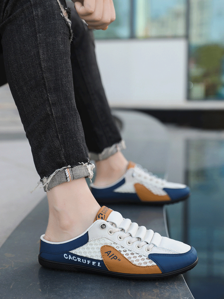 하프 슬리퍼 슬립온 스니커즈