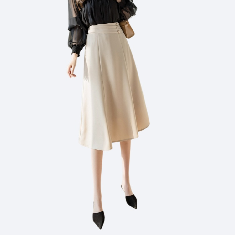 Irregular commuting skirt