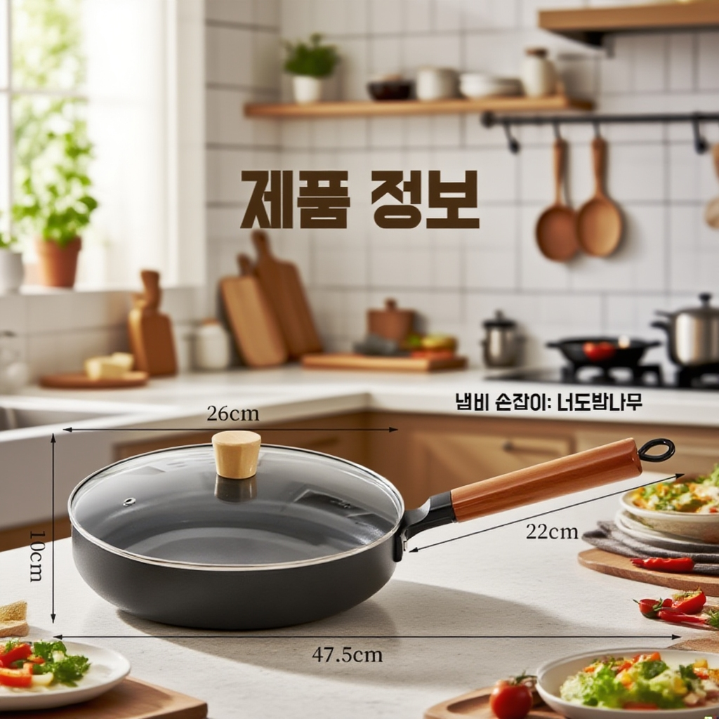 가정용 프라이팬 정철 질화팬 인덕션 적용 부침개팬 플랫팬 플랫팬 끈적임 없는 고정밀팬