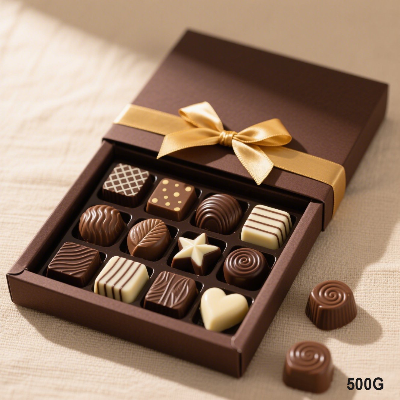 Exklusive Pralinenmischung in Geschenkverpackung