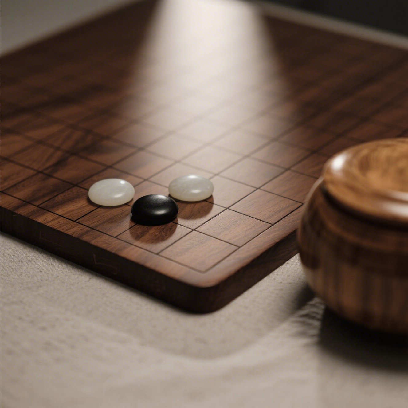 Klassisches Go-Brettspiel