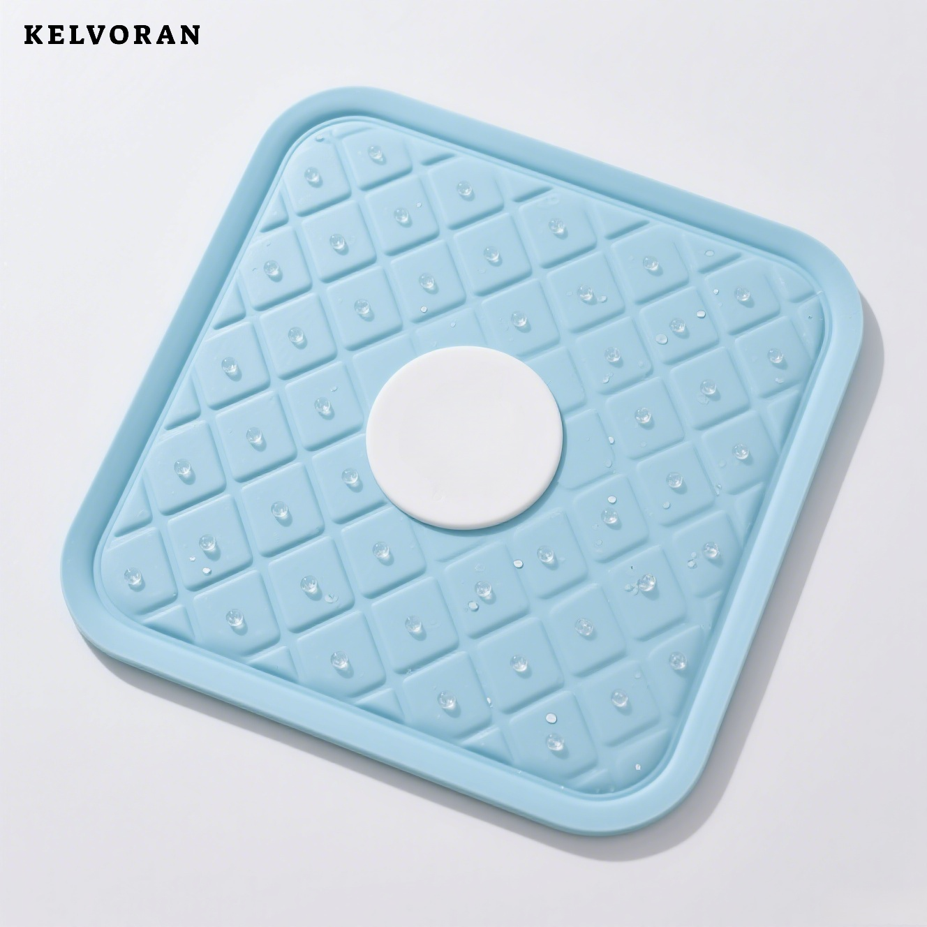 Soft absorbent bathroom floor mat
