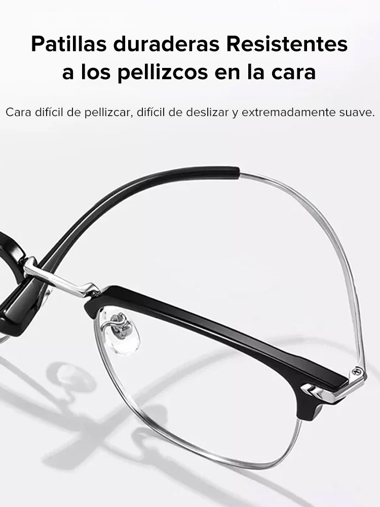 Automatic zoom blue light blocking reading glasses