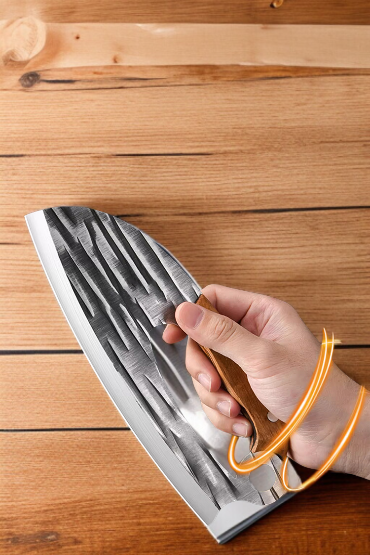 고급 단조 공정으로 제작된 식칼