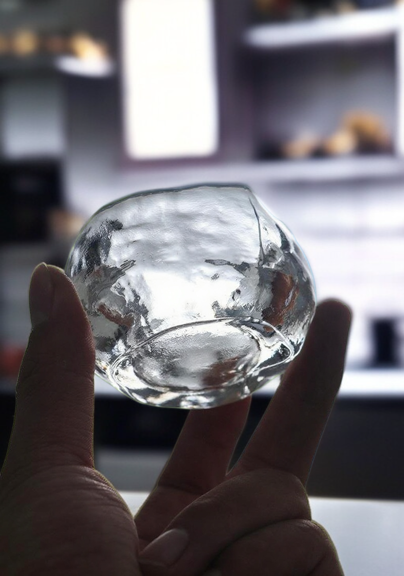 青色ティーコースター付きティーカップセット