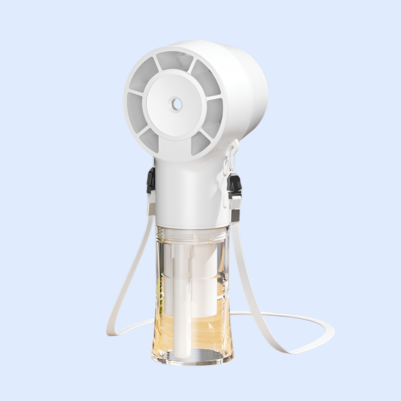 携帯扇風機 ハンディファン 手持ち扇風機 充電式 加湿器 USB扇風機 小型 静音 風量調節 手持ち 卓上 首掛け せんぷうき ミニファン 熱中症対策