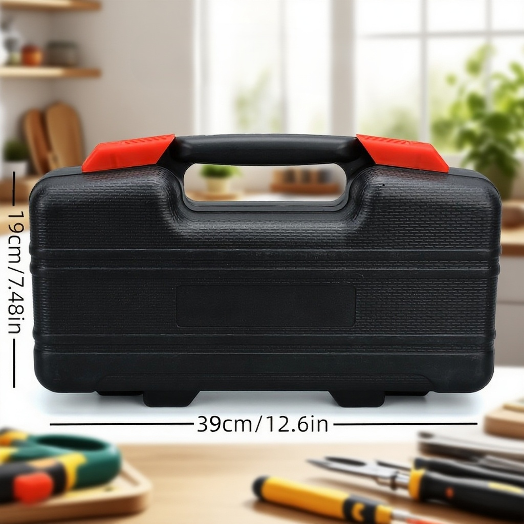 Detailní záběr na nářadí v pevném kufříku