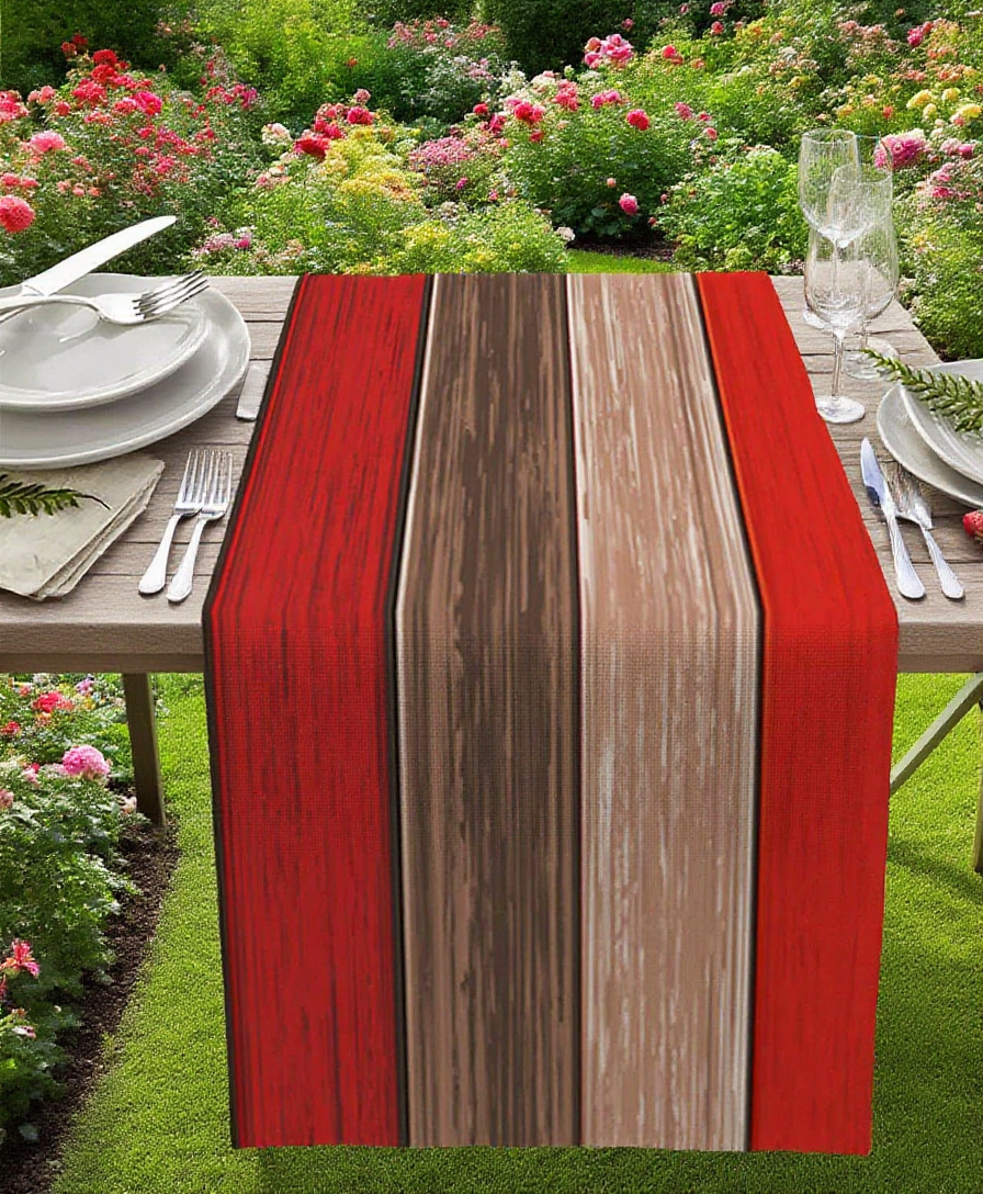 おしゃれな花柄デザインのテーブルランナー