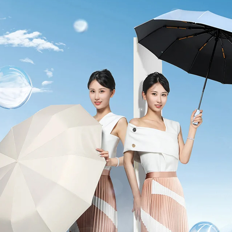 24本骨全自動晴雨兼用傘