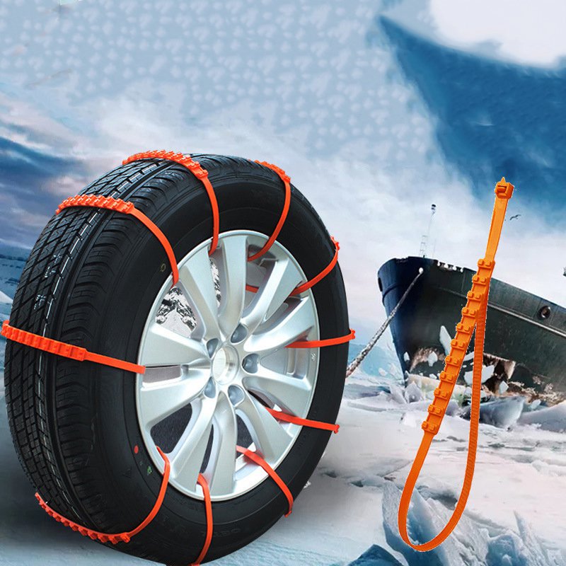 Anti slip chains for cars and motorcycles
