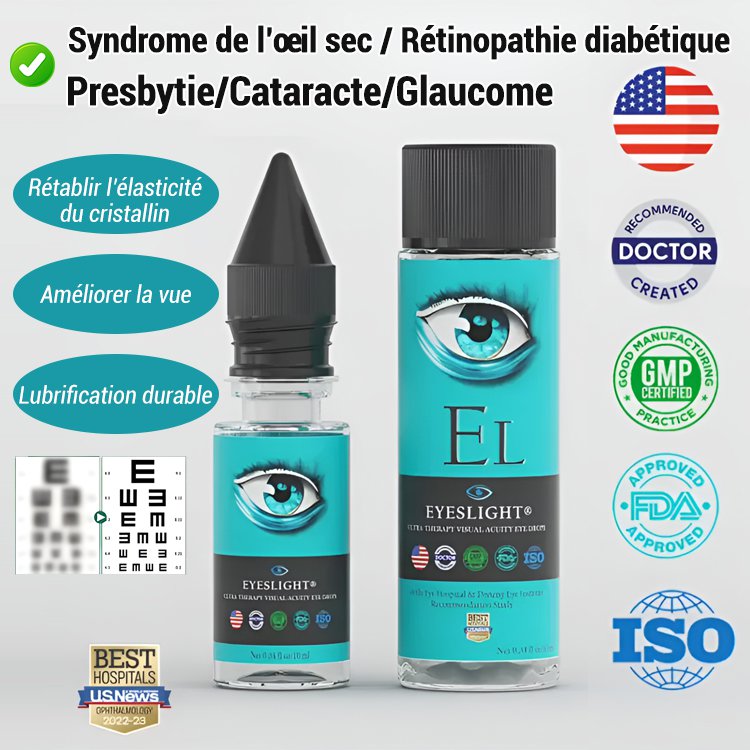 Sérum réparateur pour les yeux à la nano-vue.
