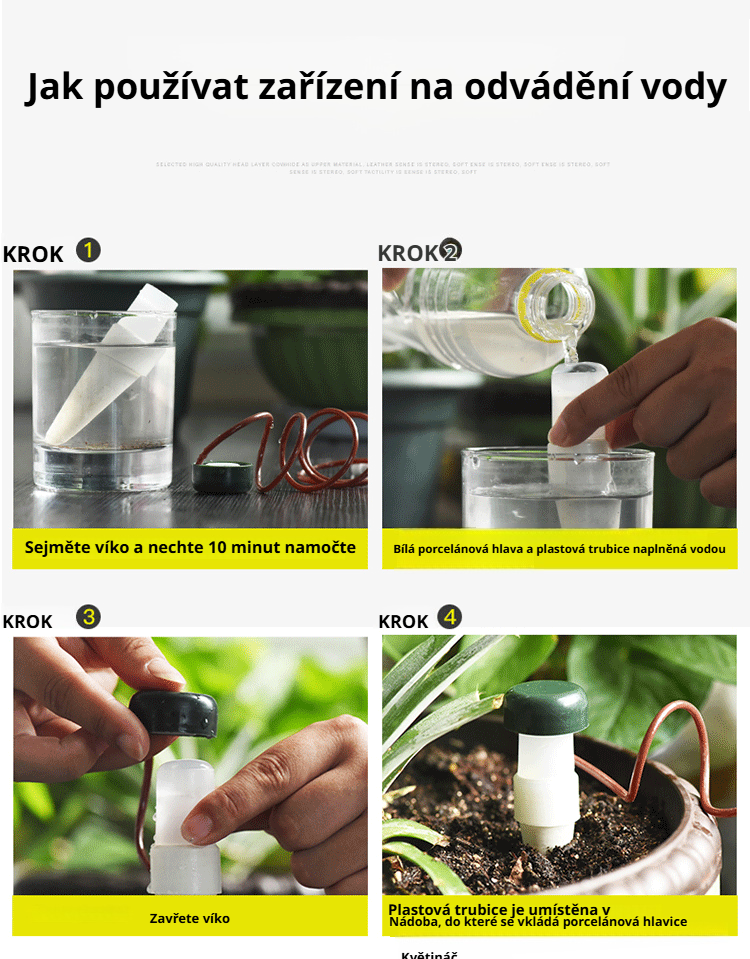 Úspora vody s automatickým zavlažovačem pro lenochy