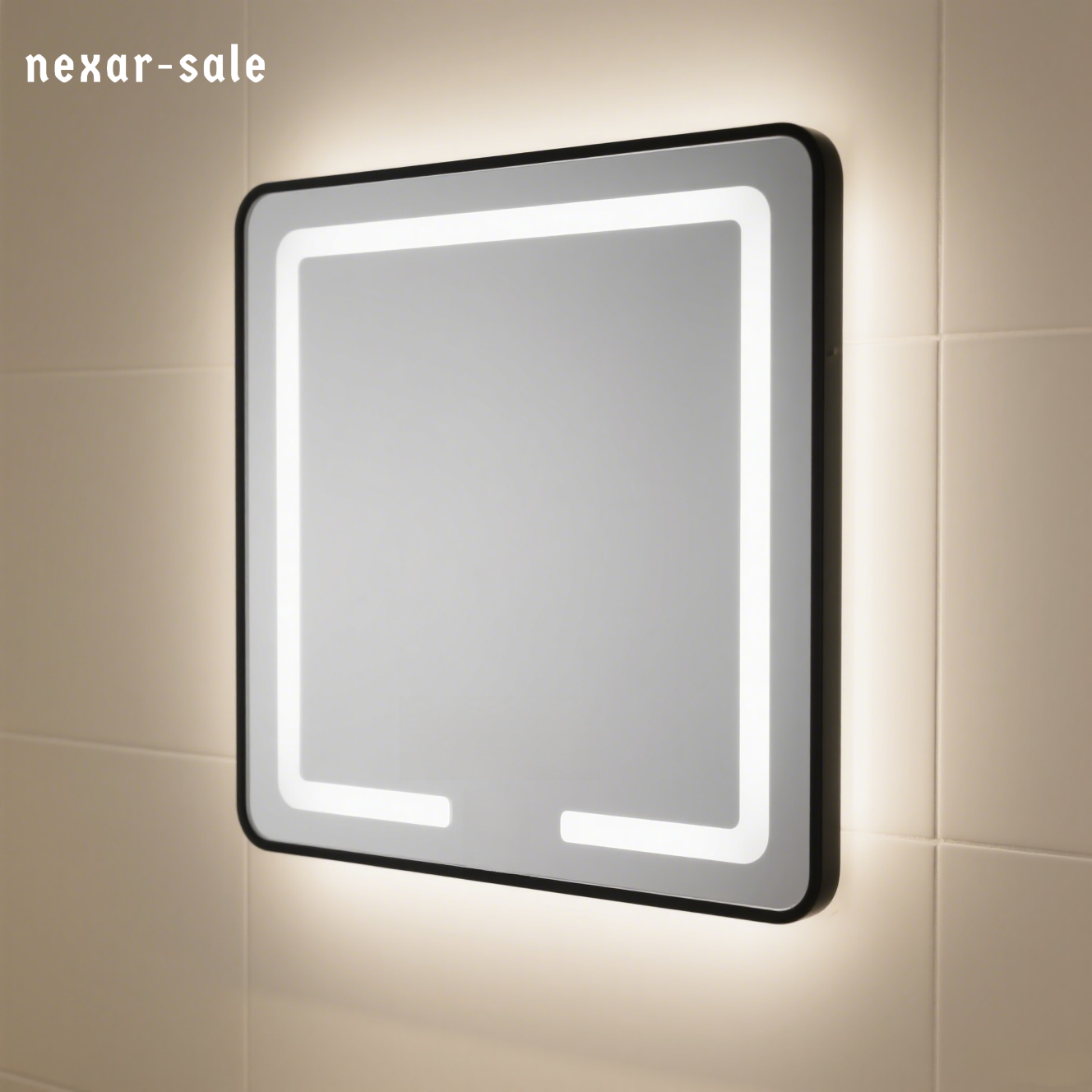 Wandmontierter Badezimmerspiegel für das Badezimmer