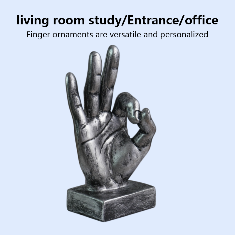 European style resin finger ornaments