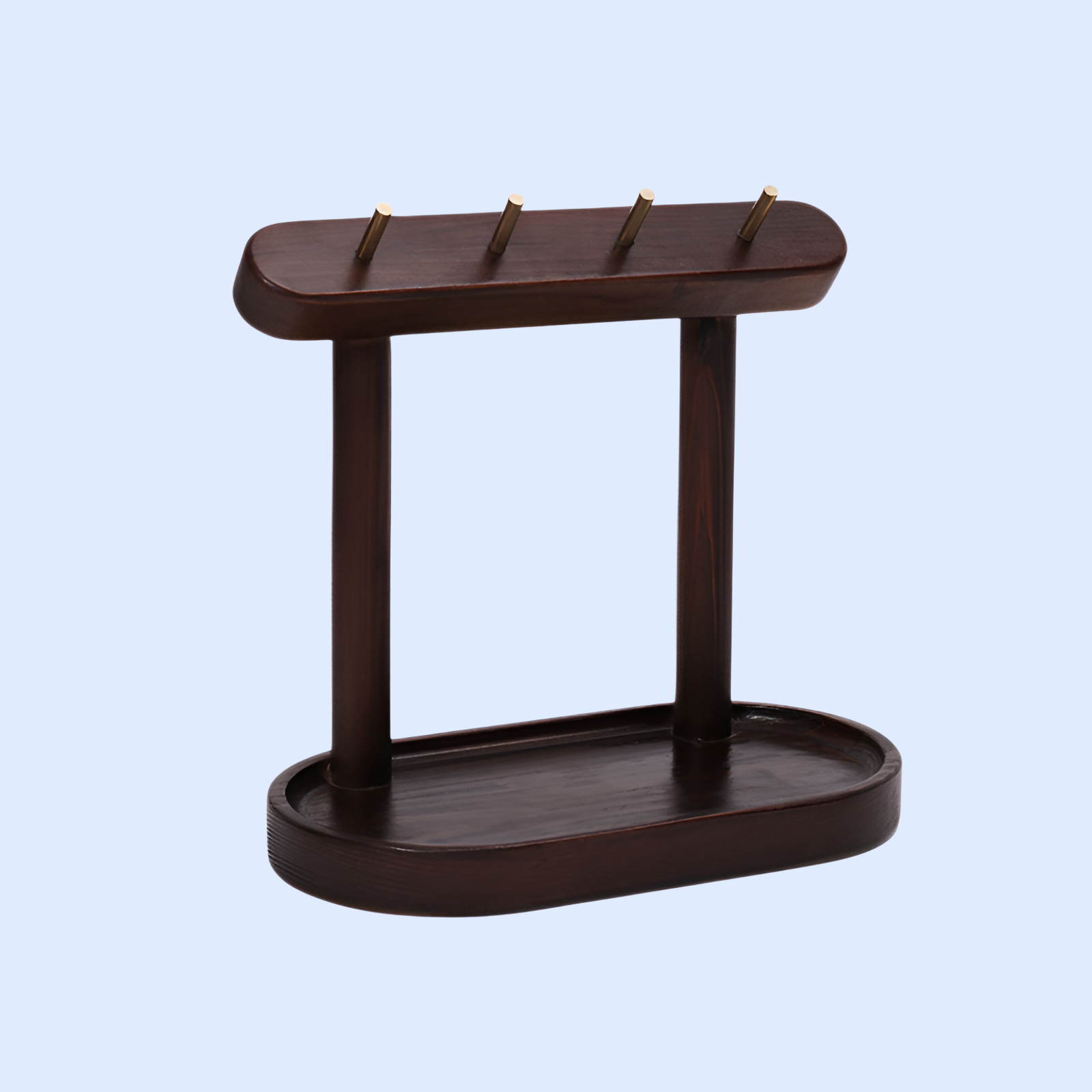 キースタンド 木製 キーフック 鍵置き 時計掛け カードホルダー ジュエリースタンド アクセサリースタンド 小物収納 玄関キー収納 携帯電話収納 コイン収納 木製 見せる収納