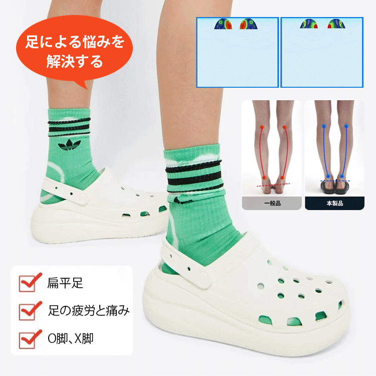 クロックス型サンダル