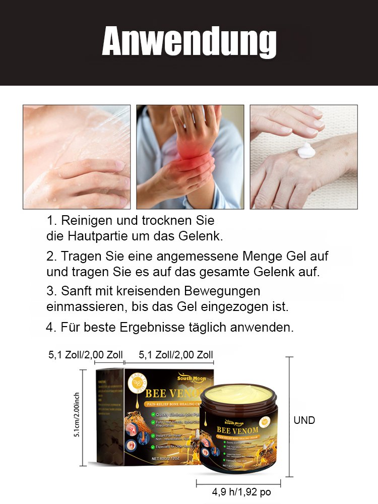 Bienengift-Schmerzstillende-Knochenheilcreme