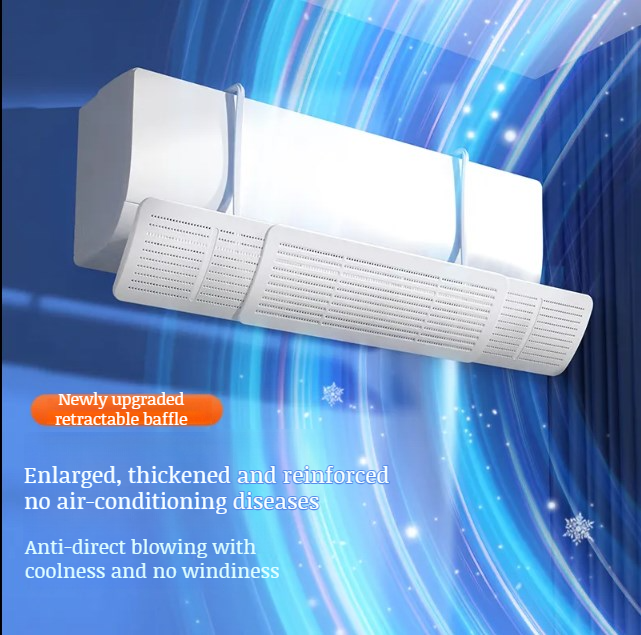 Wallmounted airconditioning windshield windproof windshield installationfree sitting baby baffles