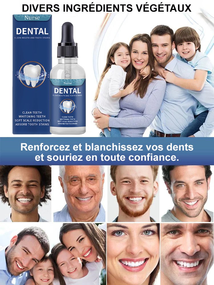 Gouttes de soin pour la régénération dentaire