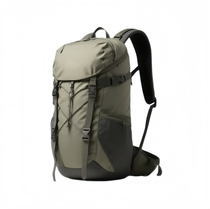 Voděodolný tmavě zelený outdoorový batoh