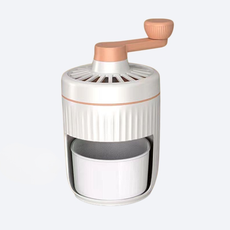 Mini visible hand Shaved ice in kitchen