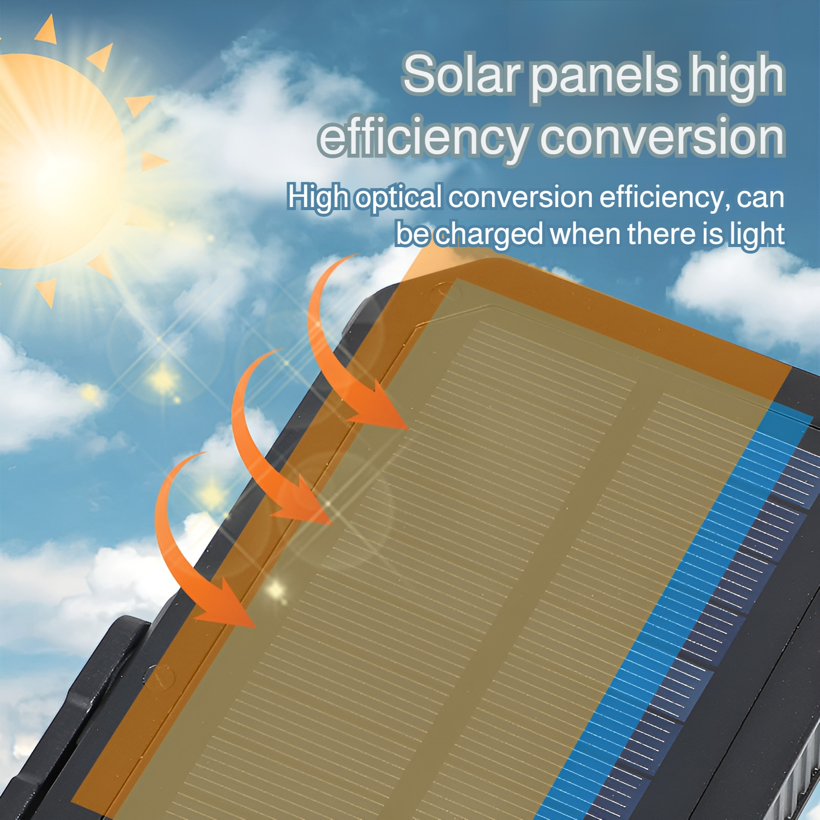 Outdoor camping light solar charging