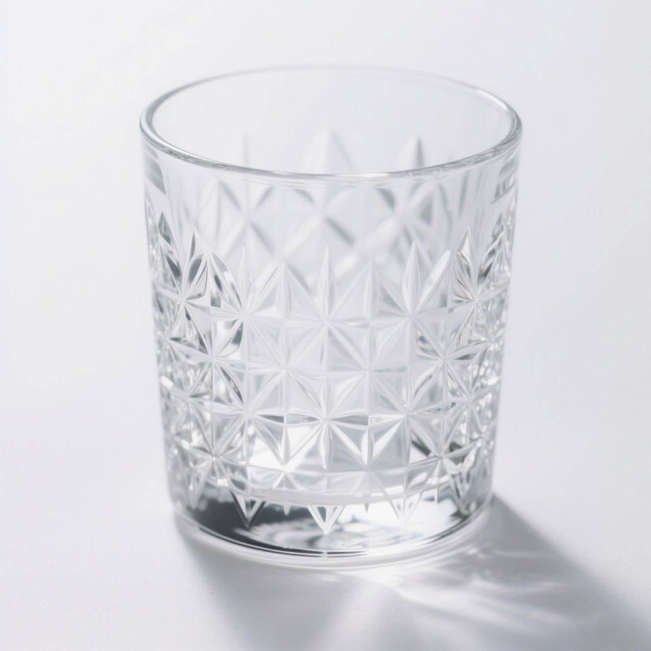 Průhledný glazovaný elegantní hrnek (6 kusů)