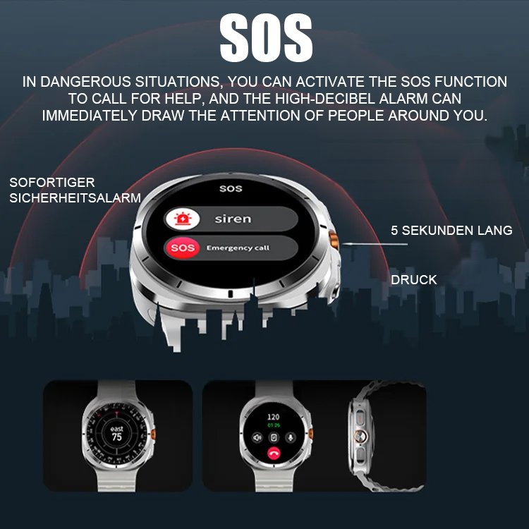 24-hour health monitoring watch