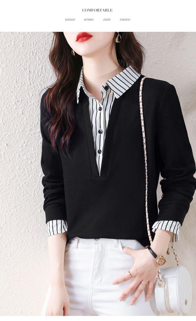 스타일리쉬 봄가을 여성 니트 상의