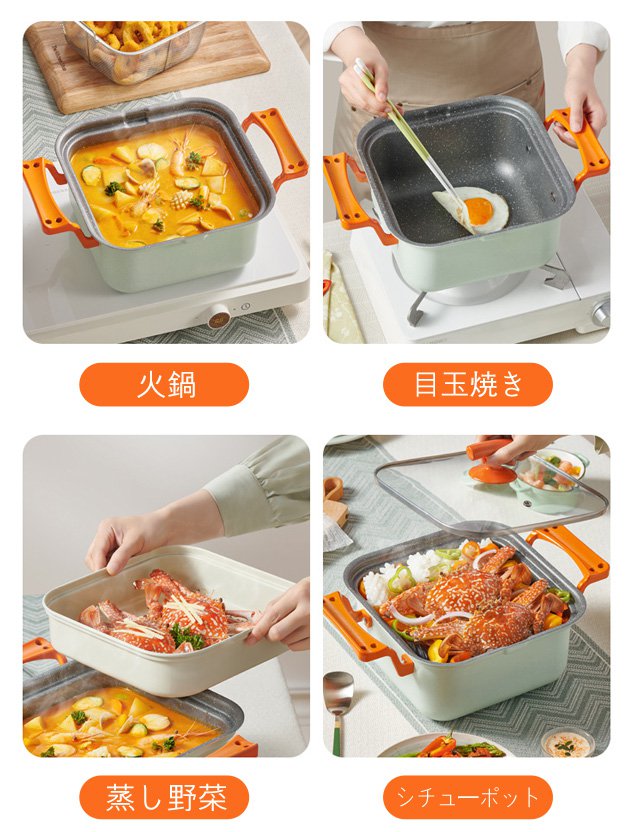 簡単お手入れができるステンレス鋼フライヤー